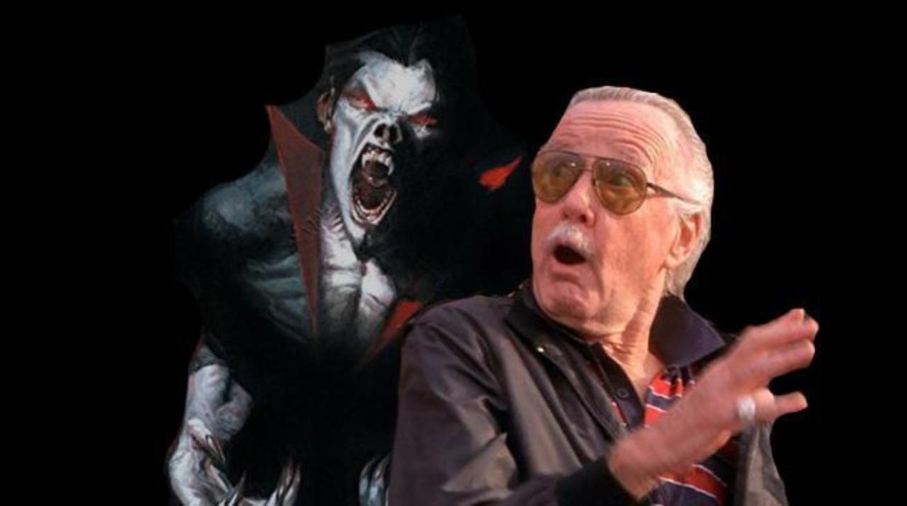 Stan Lee e un vampiro alle sue spalle