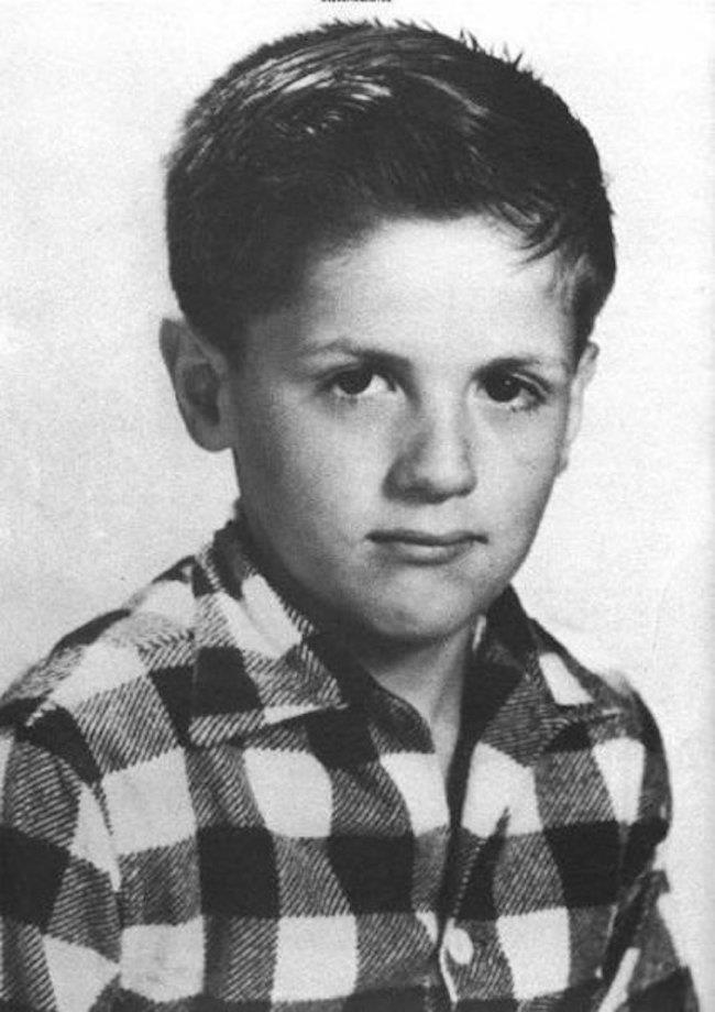Un'immagine di Sylvester Stallone da adolescente