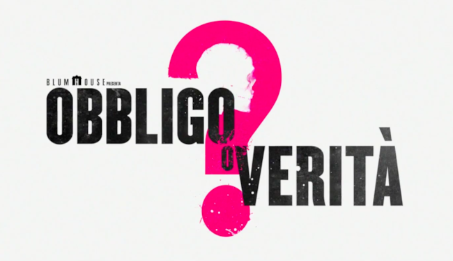Obbligo o verità? Il logo del nuovo film targato Blumhouse