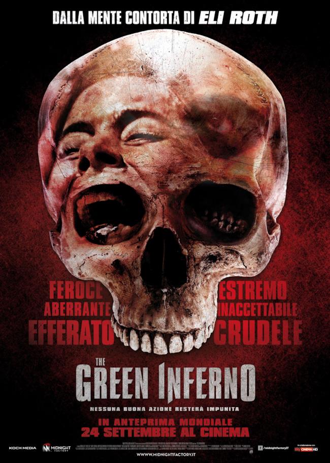 La locandina italiana di The Green Inferno di Eli Roth