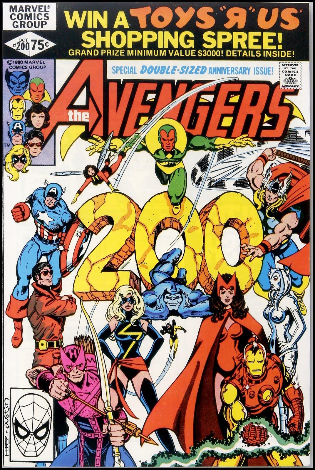 Cover di Avengers #200 (1980)
