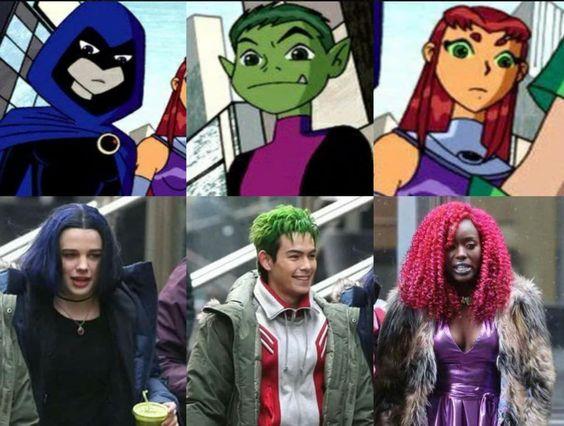 Cast della serie TV Titans.