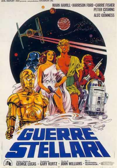 La locandina di Guerre Stellari