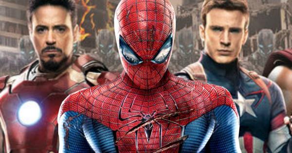Spider-Man nella Civil War di Marvel in una fanart