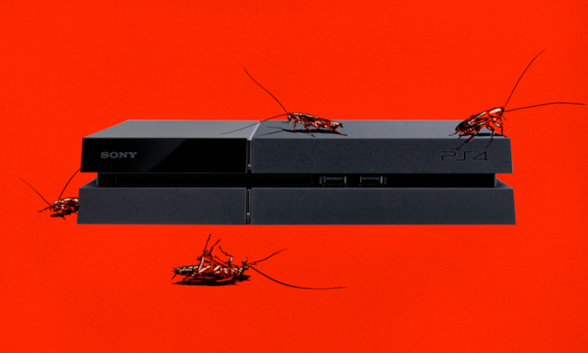 Scarafaggi nella PS4 PS4 infestata dagli scarafaggi