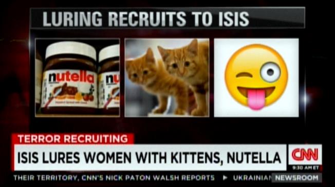 L'ISIS recluta con Nutella e Gattini