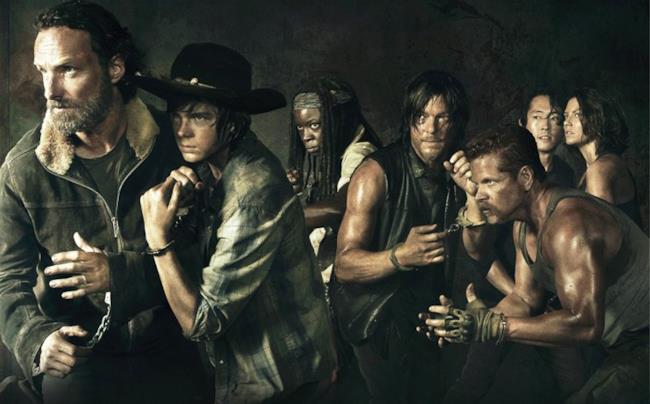 The Walking Dead ha ricevuto la conferma anche per la stagione numero 6 Il cast di The Walking Dead, nella quinta stagione