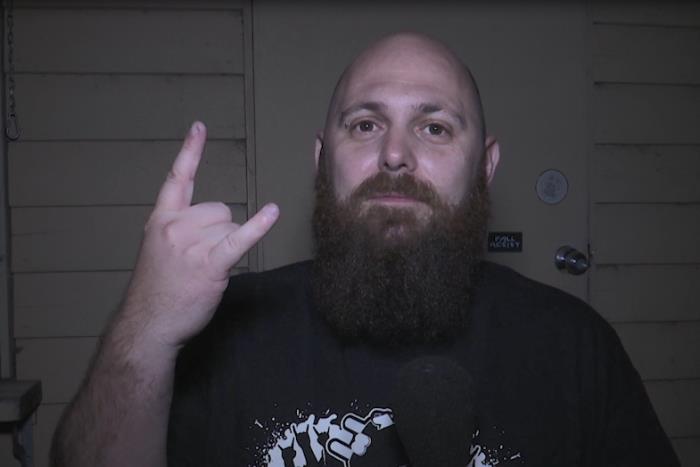 Liam Frost-Camilleri, membro della band metal Fall and Resist