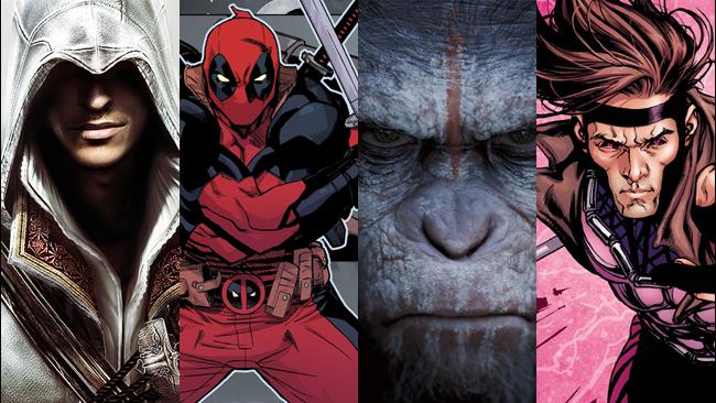 20th Century Fox ha piani fino al 2017 Assassin's Creed, Deadpool, Planet of The Apes e Gambit tra i titoli annunciati