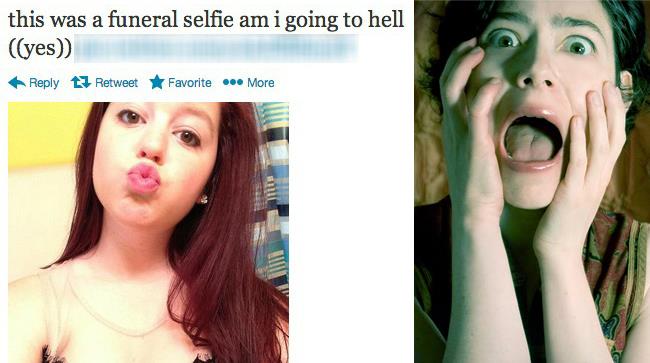 #Afterfuneral la moda dei selfie dopo i funerali #Afterfuneral è la moda di scattarsi un autoscatto dopo la morte di qualcuno