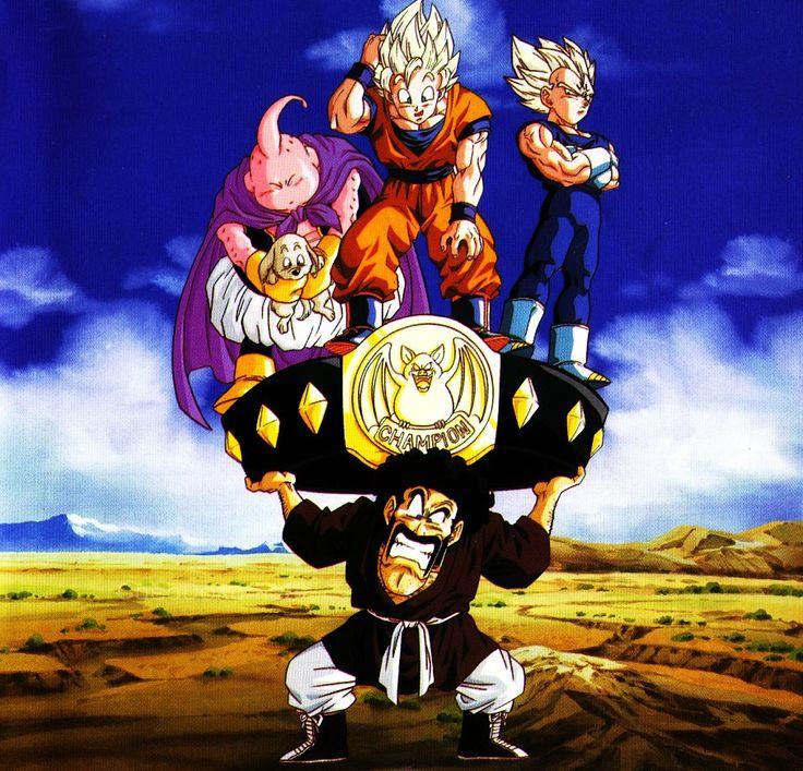 Mr Satan e gli altri protagonisti di Dragon Ball Z