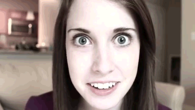 GIF della ragazza appiccicosa dei meme