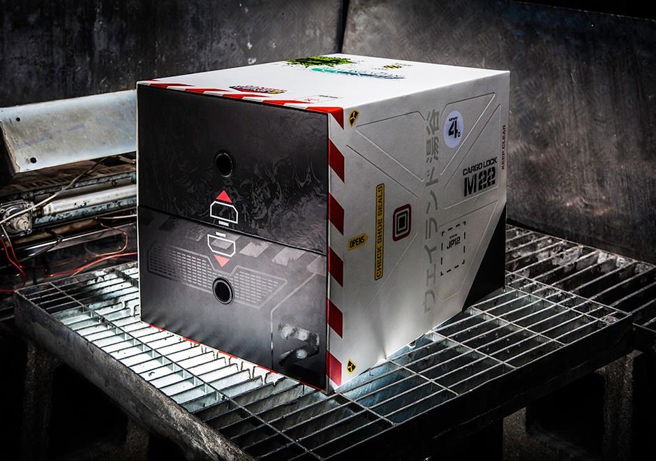 La confezione di Reebok per le nuove snikers dedicate ad Aliens