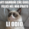 Quanti bambini che giocano felici nel mio prato LI odio