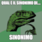 qual è il sinonimo di.... sinonimo