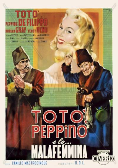 La locandina de Totò, Peppino e... la malafemmina