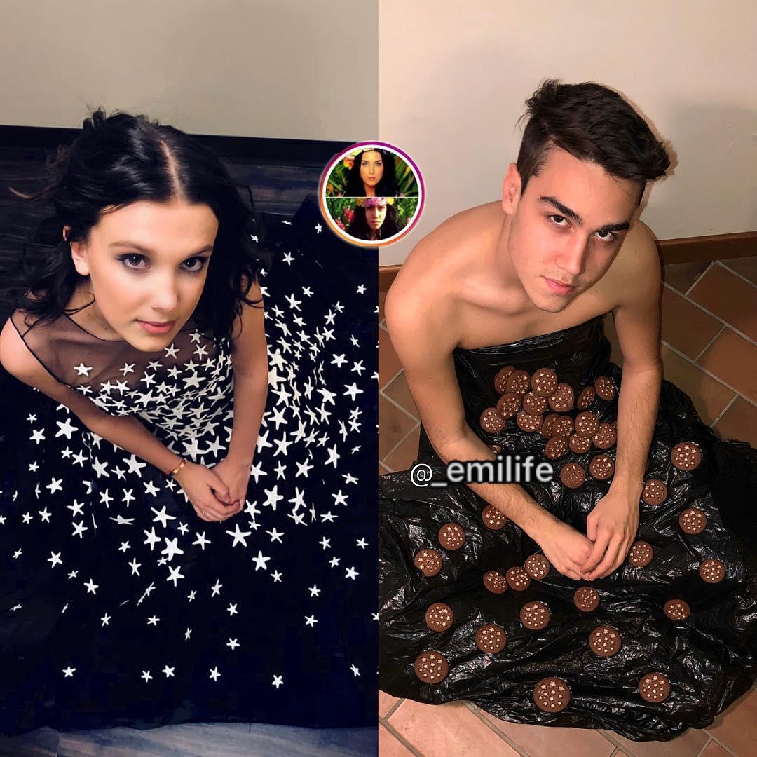 Emilife fa la parodia di Millie Bobby Brown