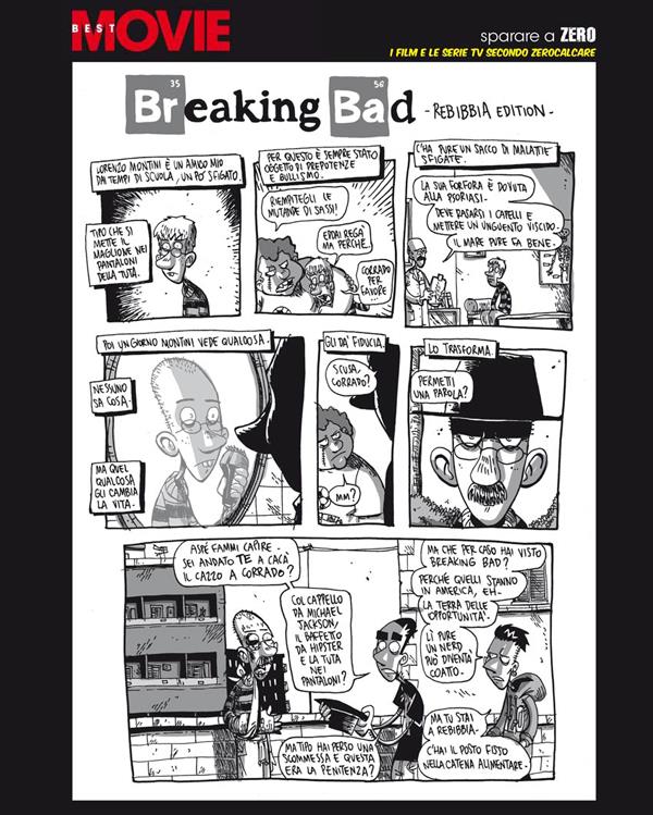 La tavola di Zerocalcare dedicata a Breaking Bad