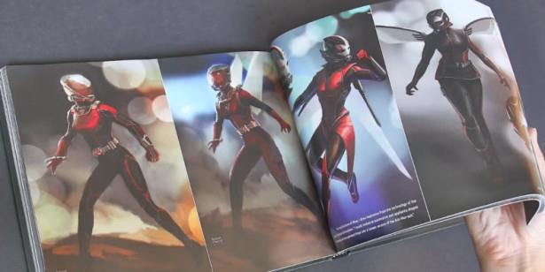 I costumi di Wasp nell'artbook di Ant-Man