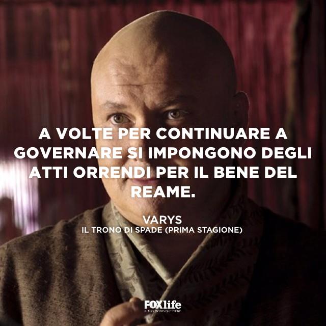 Frase Varys Primo piano di Varys