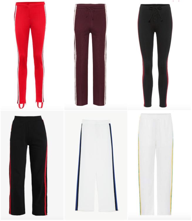 Pantaloni con striscia laterale Pantaloni con riga o striscia laterale