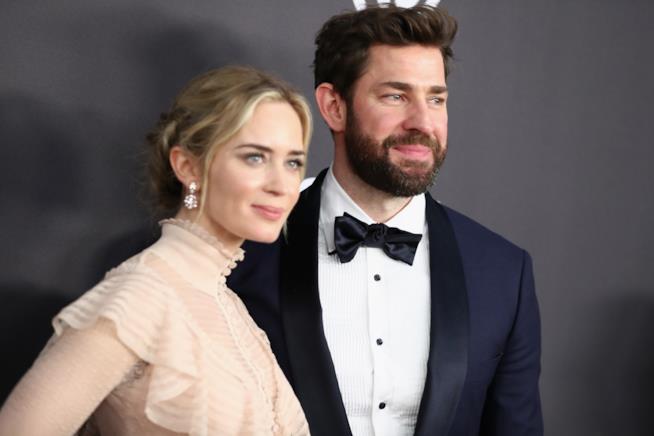 Emily Blunt e John Krasinski John Krasinski con Emily Blunt