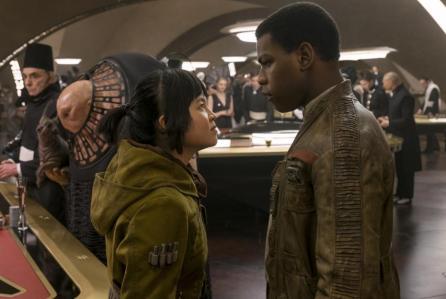 Fin e Rose Una scena di Star Wars: gli ultimi jedi