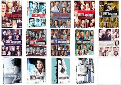 Cofanetti DVD di Grey's Anatomy - Stagioni 1-14