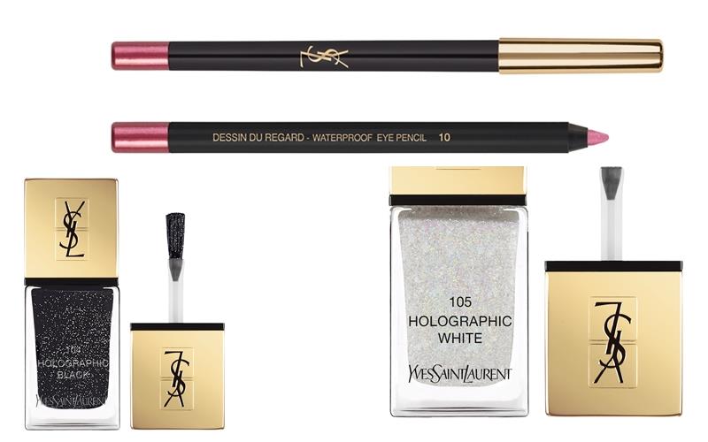 Holographic matita occhi e smalto unghie olografico di Yves Saint Laurent La collezione edizione limitata Holographic di Yves Saint Laurent
