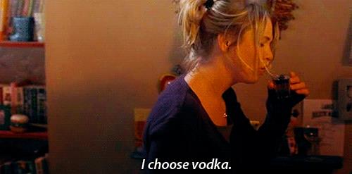 Una scena di Bridget Jones Renee Zellweger è Bridget Jones