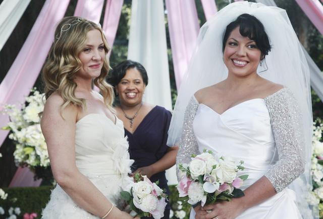 Il matrimonio di Callie e Arizona Grey's Anatomy: una scena dal matrimonio di Callie e Arizona