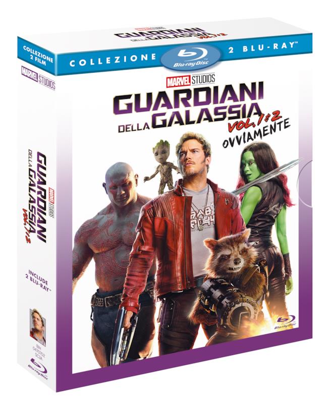 Guardiani della Galassia Vol. 1 e Vol. 2 Guardiani della Galassia Vol. 1 e Vol. 2 in Blu-Ray