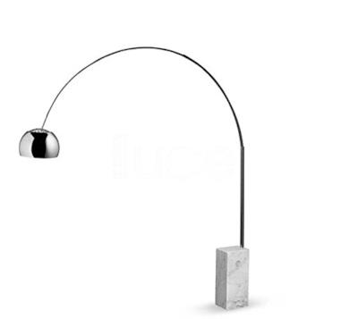 Flos Arco, lampada da terra design Castiglioni