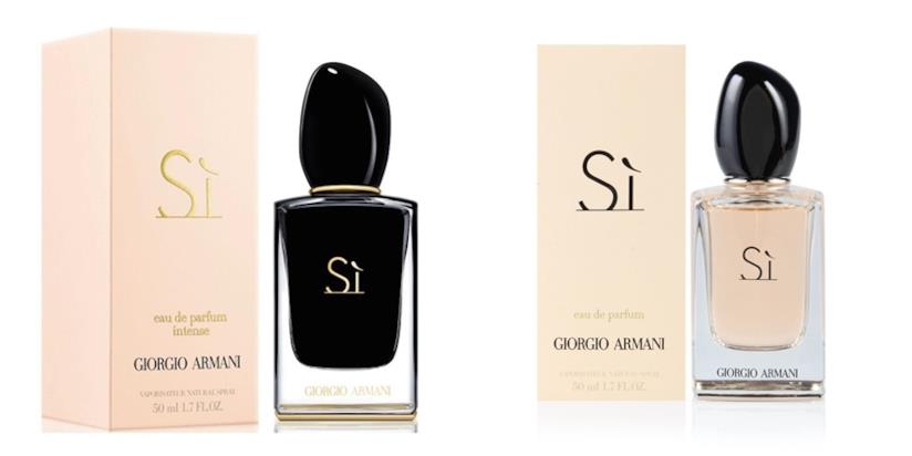Armani Sì eau de parfum intense, Armani Sì eau de parfum Il classico della collezione Armani Sì: l'eau de parfum e l'eau de parfum intense