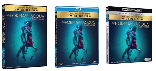 La forma dell'acqua di Guillermo Del Toro Gli Homevideo de La forma dell'acqua