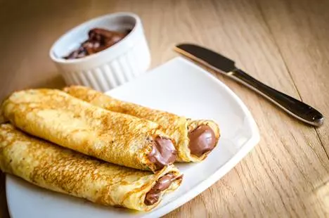 Crepes ripiene di nutella Ricetta crepes con la nutella