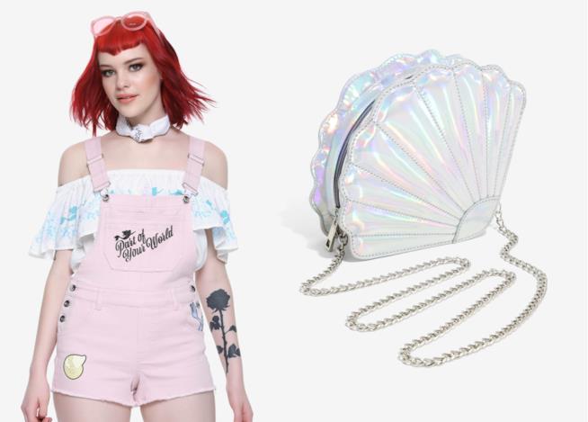 Outfit ispirato a La Sirenetta disponibile su Hot Topic Alcuni vestiti della collezione Little Mermaid Collection It’s All About Ariel