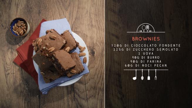 La ricetta americana dei brownies al cioccolato fondente Brownies al cioccolato