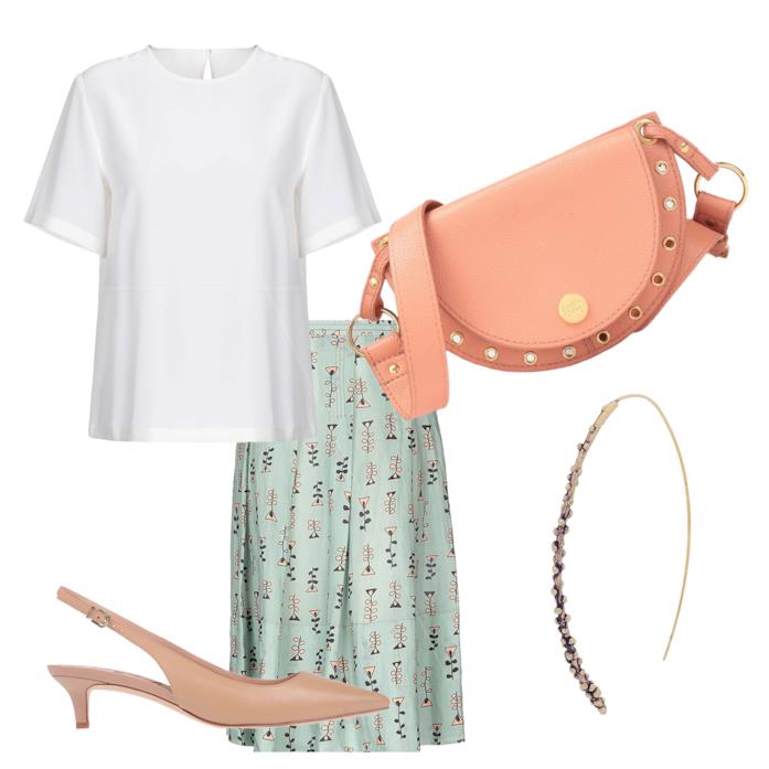 Outfit primavera per il primo appuntamento Outfit composizione di prodotti per la primavera e per il primo appuntamento
