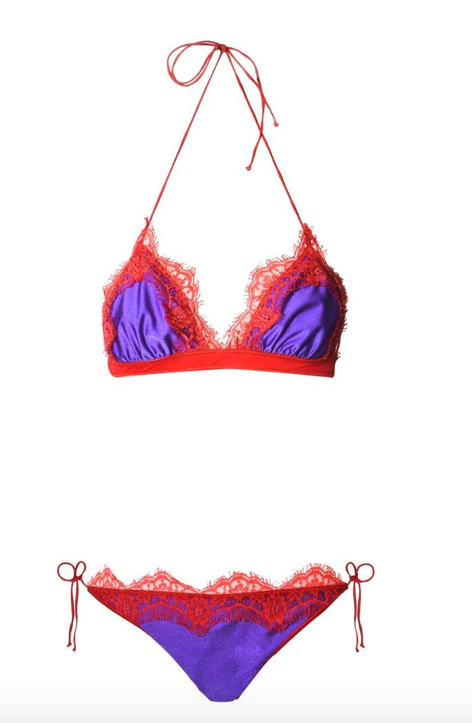 Bikini Oseree Bikini due pezzi bordato di pizzo