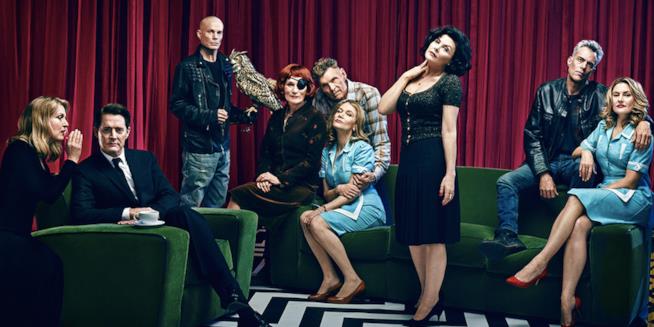 Il cast di Twin Peaks 2017 in posa per Entertainment Weekly Il cast di Twin Peaks (foto Entertainment Weekly)