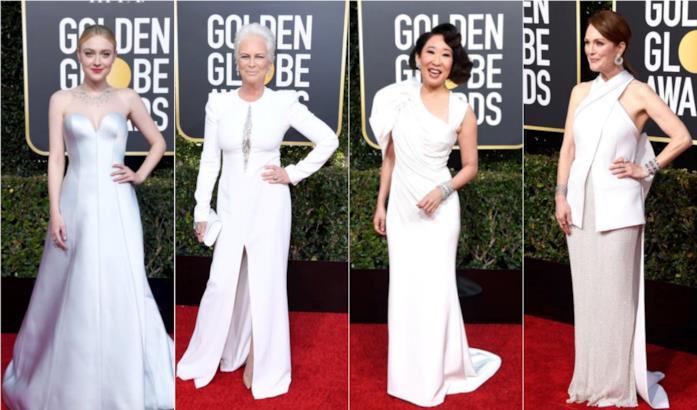 Golden Globes - Bianco Julianne Moore, Dakota Fanning, Jamie Lee Curtis e Sandra Oh ai Golden Globes
