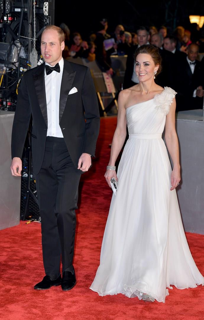 Kate Middleton e William Kate Middleton e William sul red carpet dei BAFTA
