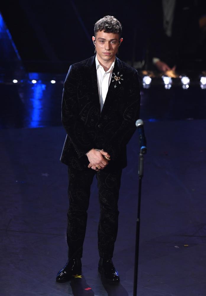 Irama Irama nella serata duetti a Sanremo