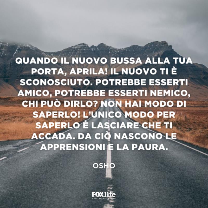Quando il nuovo bussa alla porta Strada nel deserto