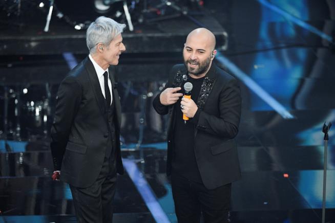 La conferenza stampa per la quarta serata del Festival di Sanremo 2018, con gli ospiti e i duetti Baglioni e Negramaro Sanremo 2018