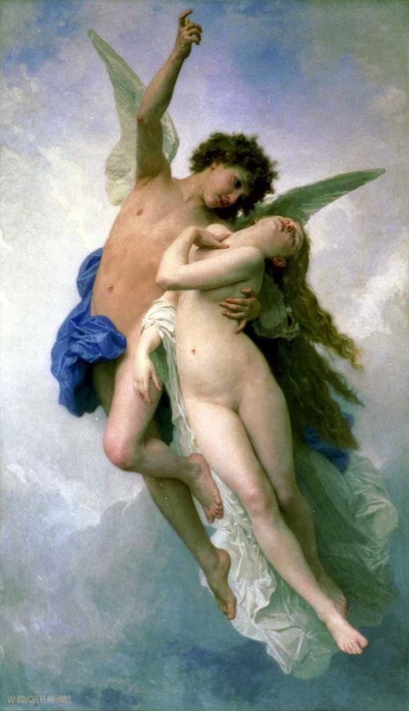 Il rapimento di Psiche: un abbraccio appassionato Il rapimento di Psiche