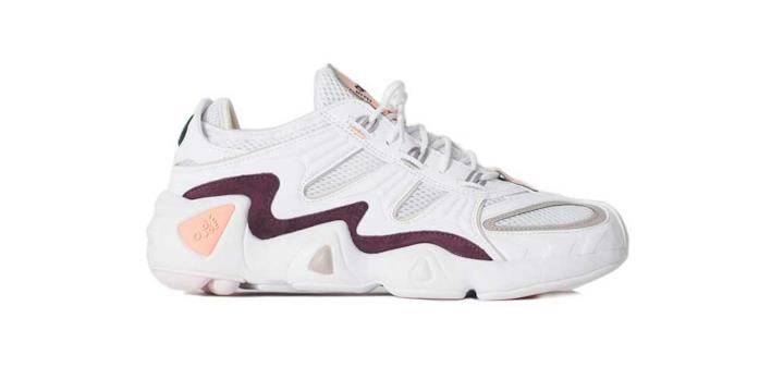 FYW 97 colorazione malva e salmone Scarpa da running Adidas bianca con contrasti salmone e malva