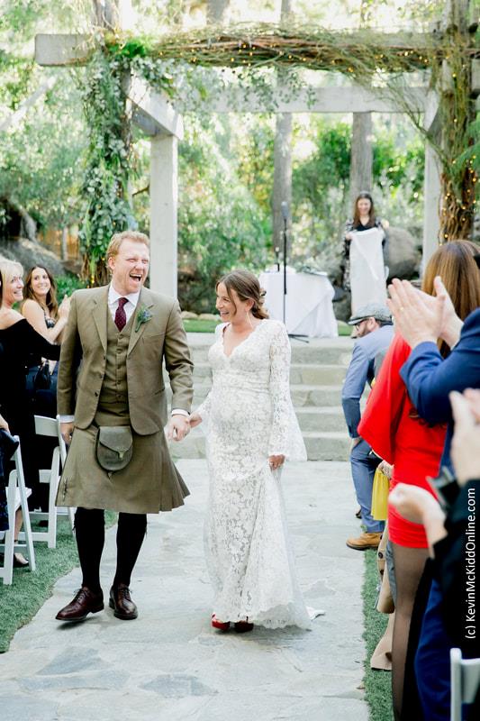 Kevin McKidd e Arielle Goldrath Una foto dal matrimonio di Kevin McKidd e Arielle Goldrath