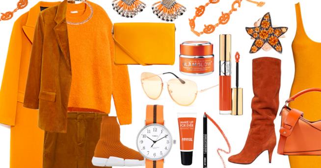 Consigli per outfit total orange ad Halloween Come vestirsi ad Halloween in total orange